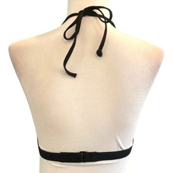 Pink Victoria's Secret Triangle Aztec Pattern Lattice Straps Bikini Top Size XS - Picture 3 of 5